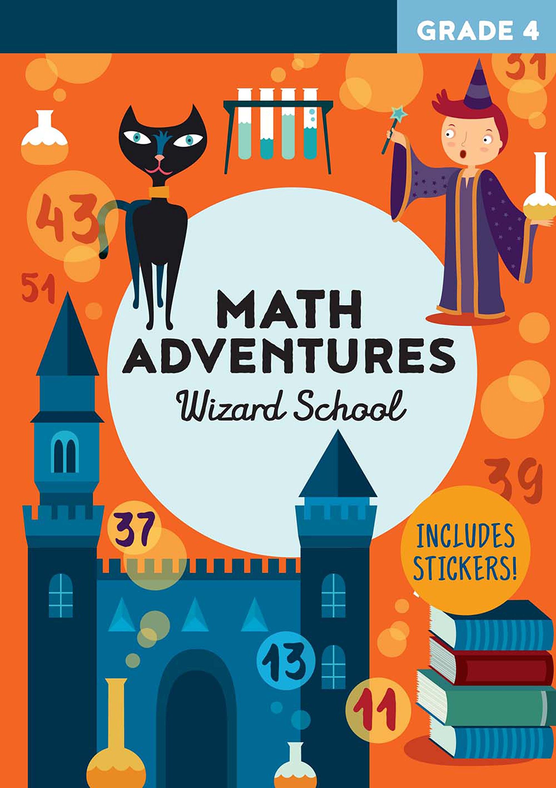 Math Adventures Wizard School book.