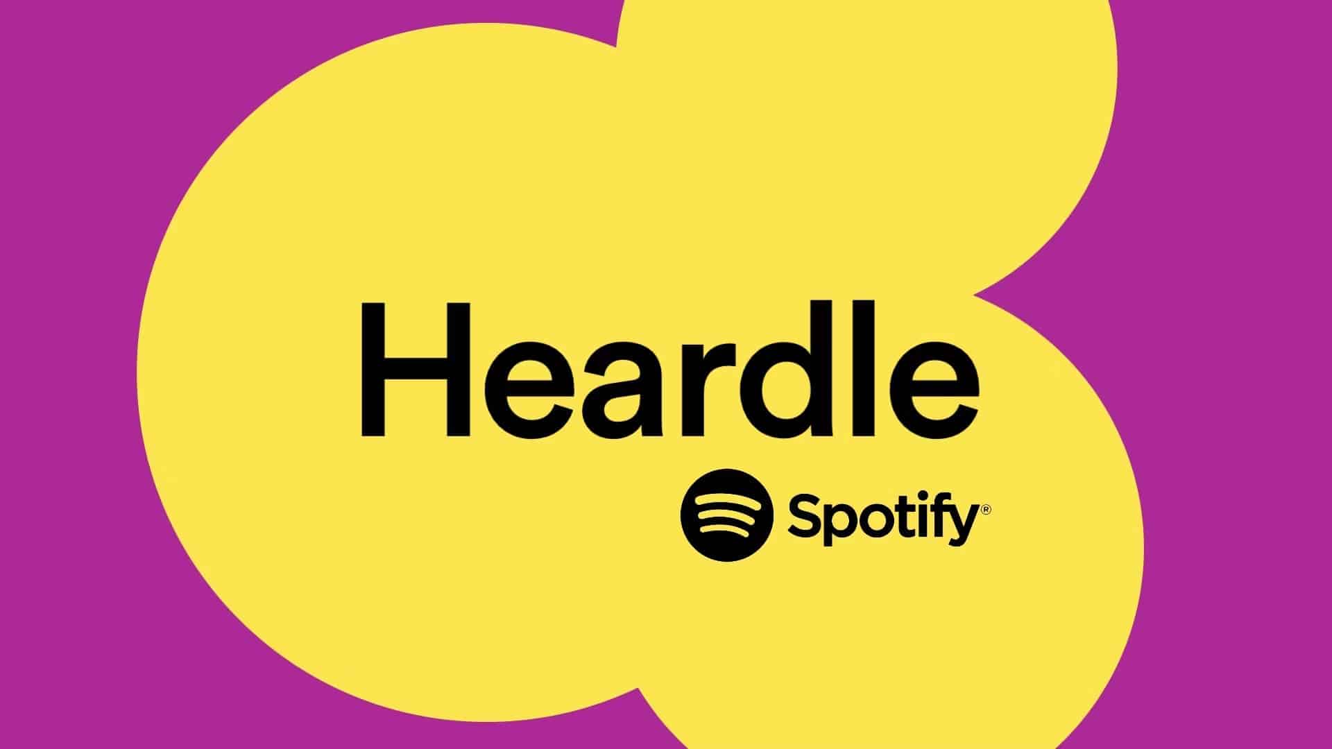 Heardle, a music game by Spotify.