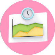 chart with clock tablet