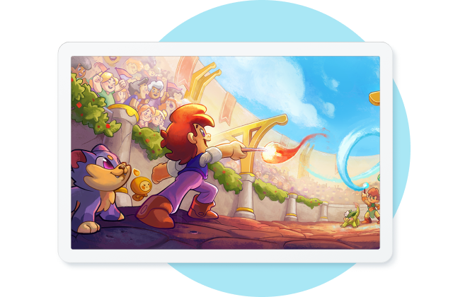 Prodigy Math on tablet