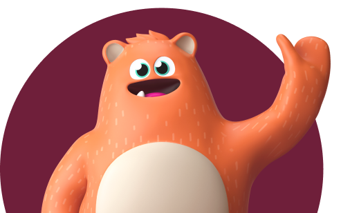 Ed Prodigy mascot waving