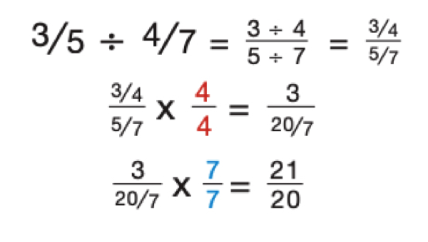 How to divide fractions