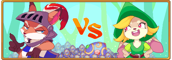 Fox Knights versus Bunny Bandits.