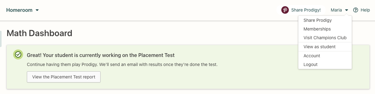 Screenshot of Prodigy teacher dashboard showing how to play the game.